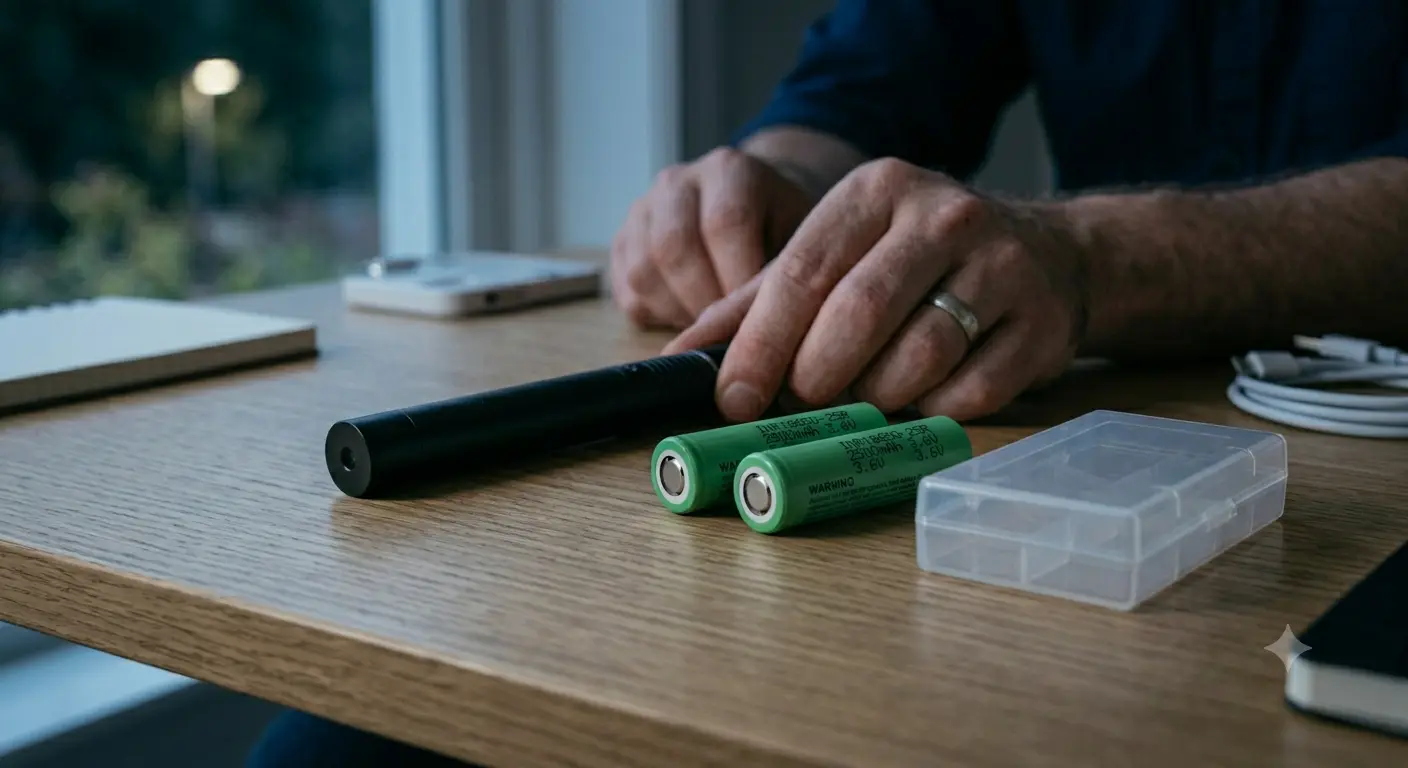 Laser Pointer Battery Guide: 18650 vs 16340 vs LR44, What Fits Your Laser and Why Your Beam Goes Dim image 1