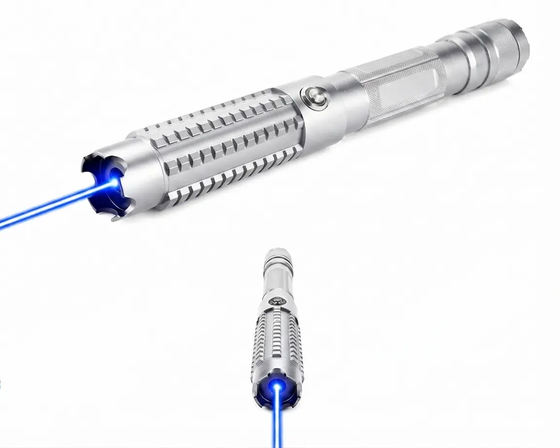 450nm 7–8W High Power Blue Laser Pointer Adjustable Focus Nichia Diode