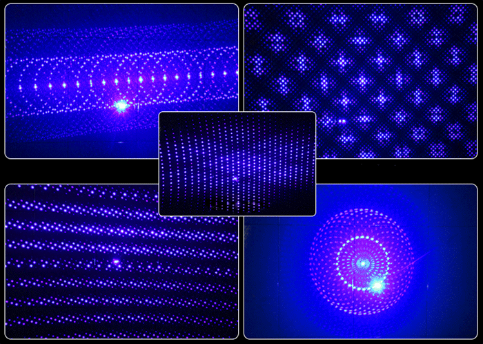 USB Rechargeable Laser Pointer 1600mW Blue Built-in Battery, SKU B017USB, 1600mw power, 450nm blue laser wavelength, silver color, product thumbnail 4