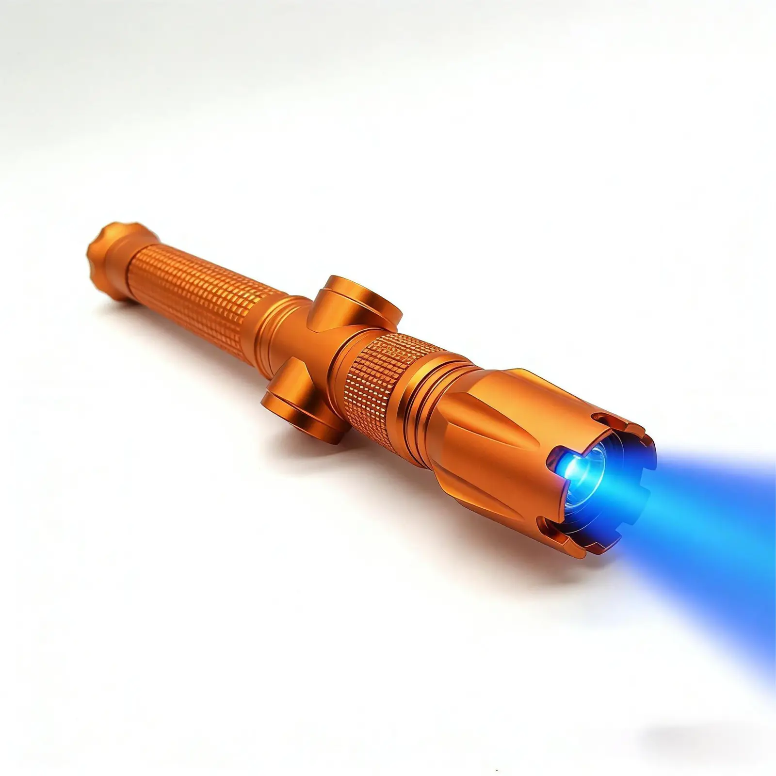 Professional Focusing Laser Pointer 4W Blue & 2W Green Laser Sword Design